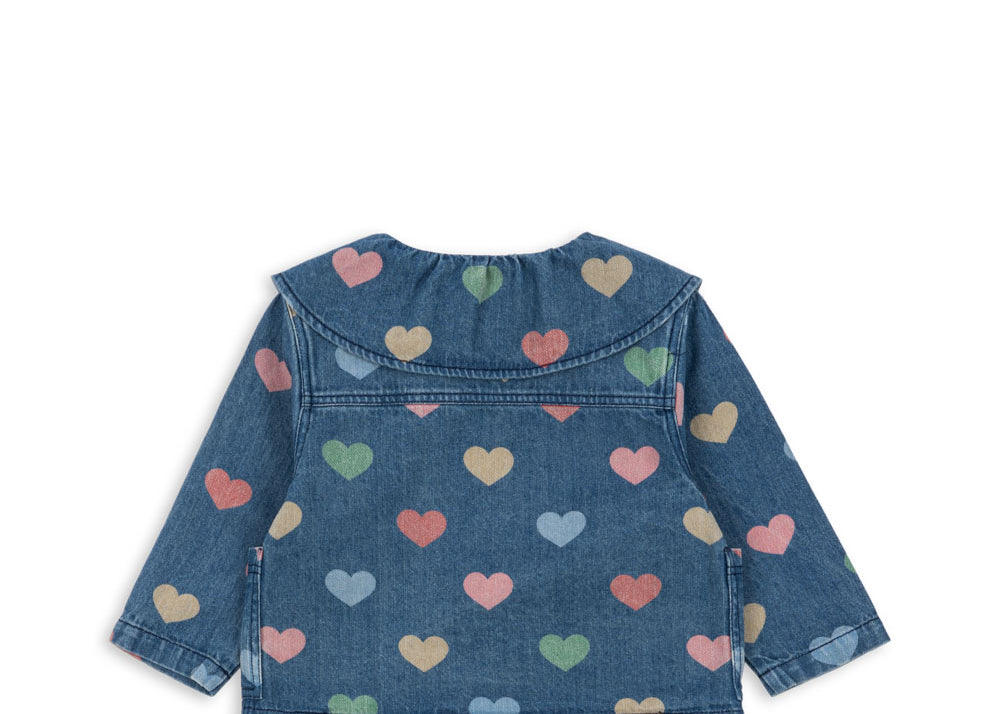 Konges Sløjd A/S Blousons - Tissé bon coeur coloré