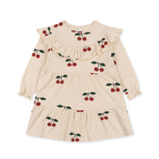 Konges Sløjd A/S Robes - Jersey ma grande cerise glitter