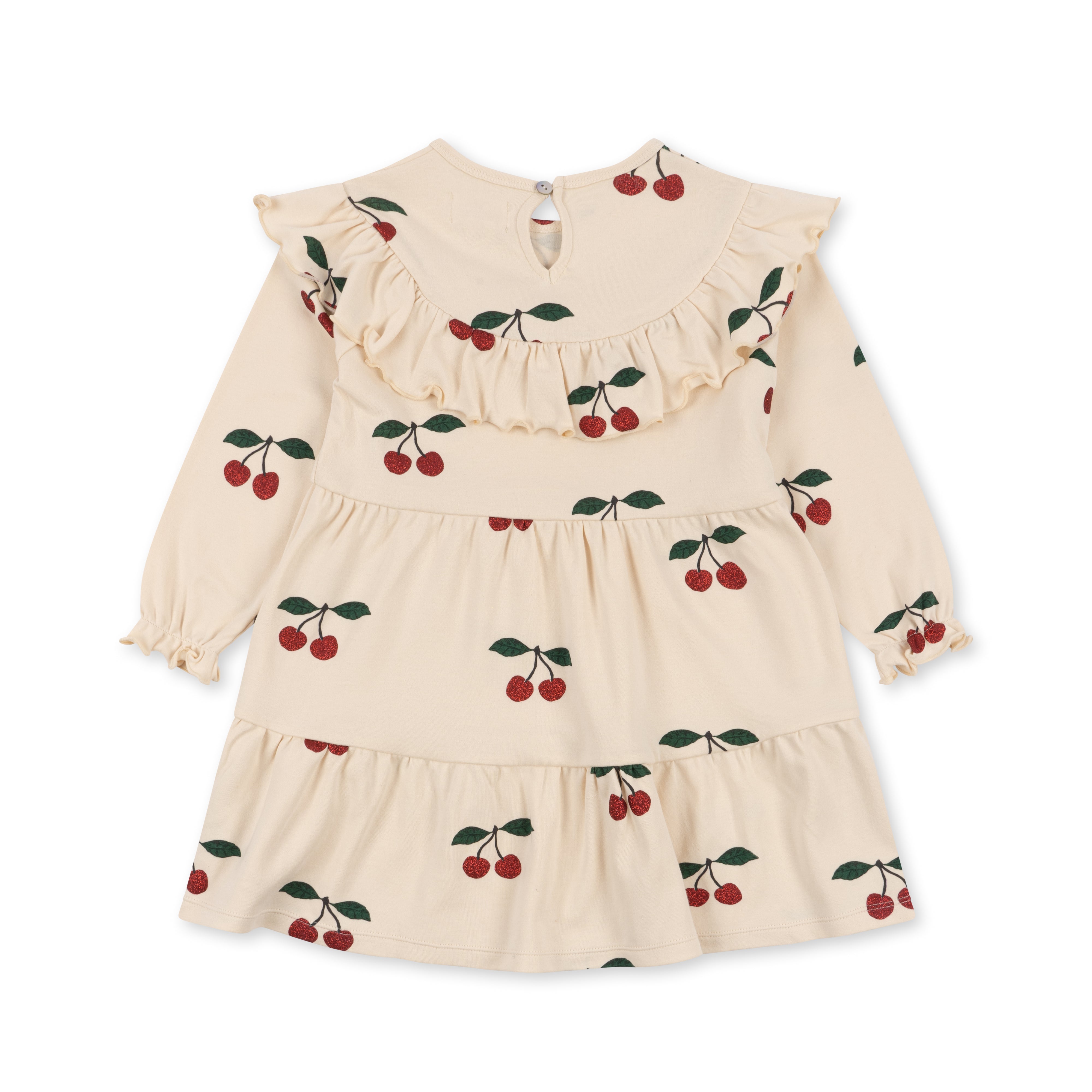 Konges Sløjd A/S Robes - Jersey ma grande cerise glitter
