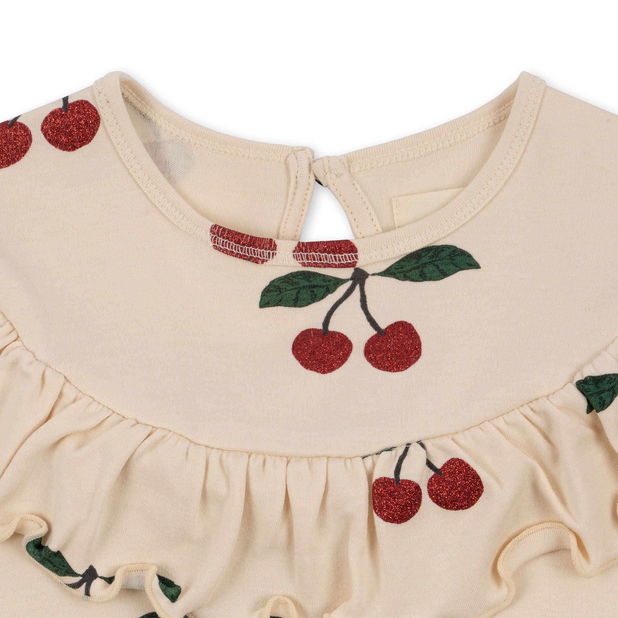 Konges Sløjd A/S Robes - Jersey ma grande cerise glitter