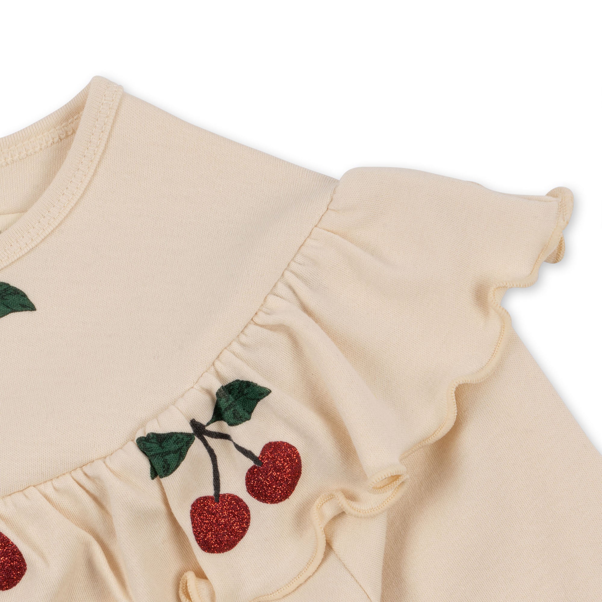 Konges Sløjd A/S Robes - Jersey ma grande cerise glitter