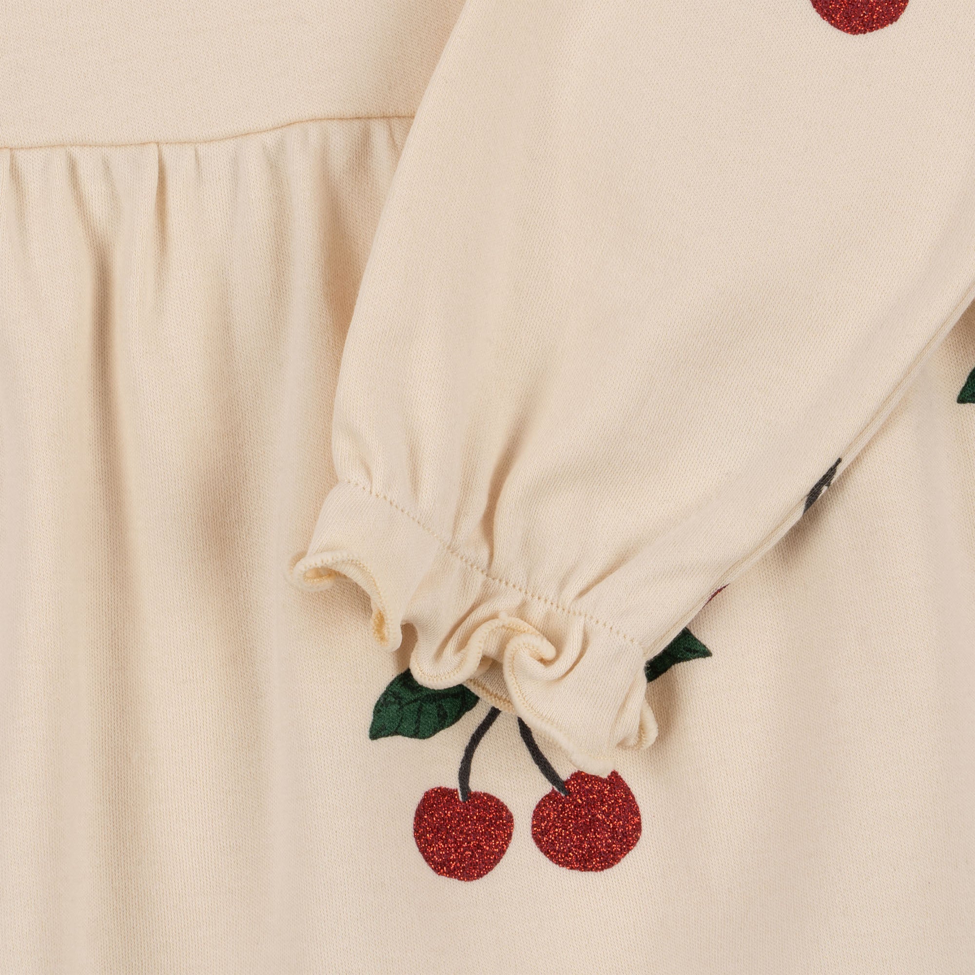 Konges Sløjd A/S Robes - Jersey ma grande cerise glitter