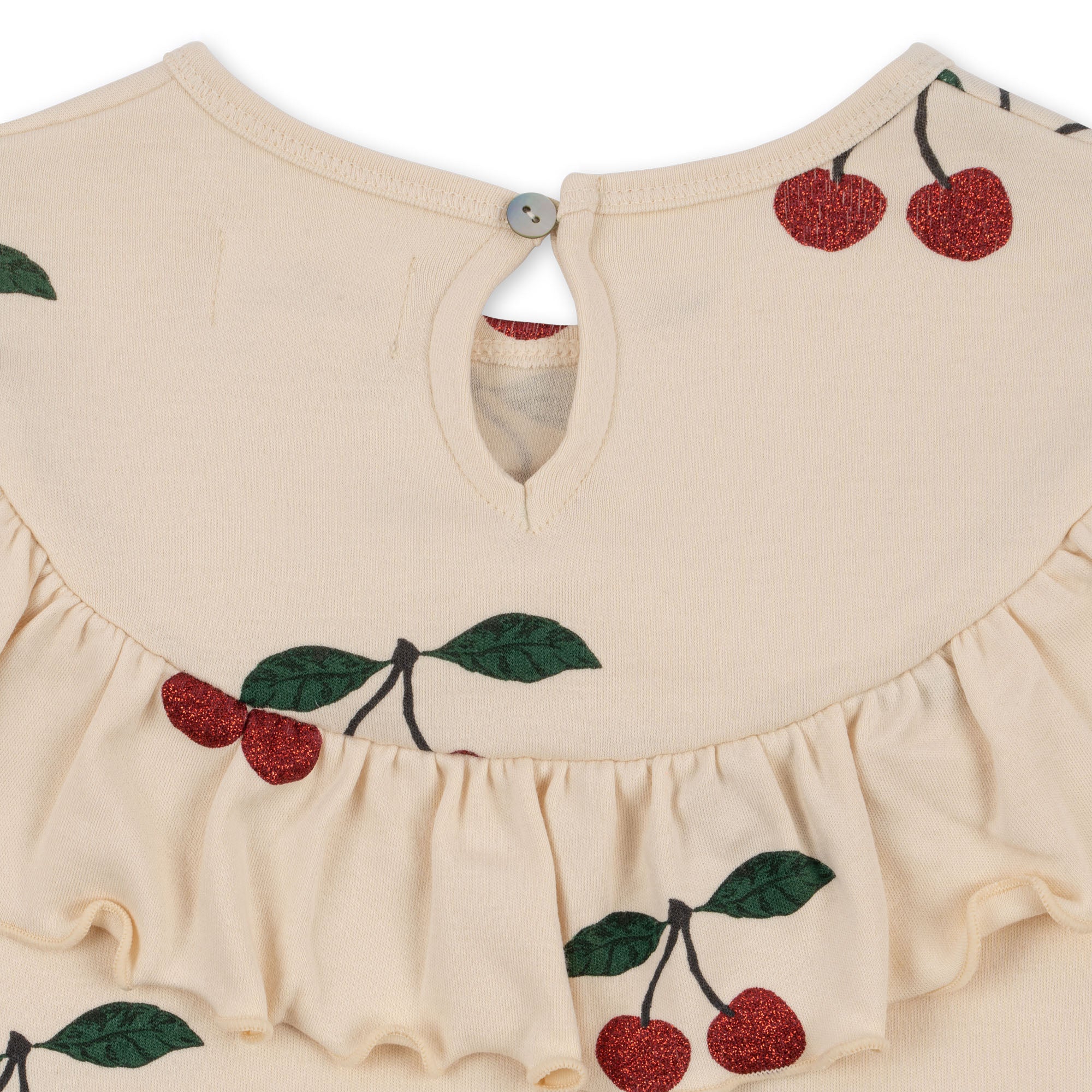 Konges Sløjd A/S Robes - Jersey ma grande cerise glitter