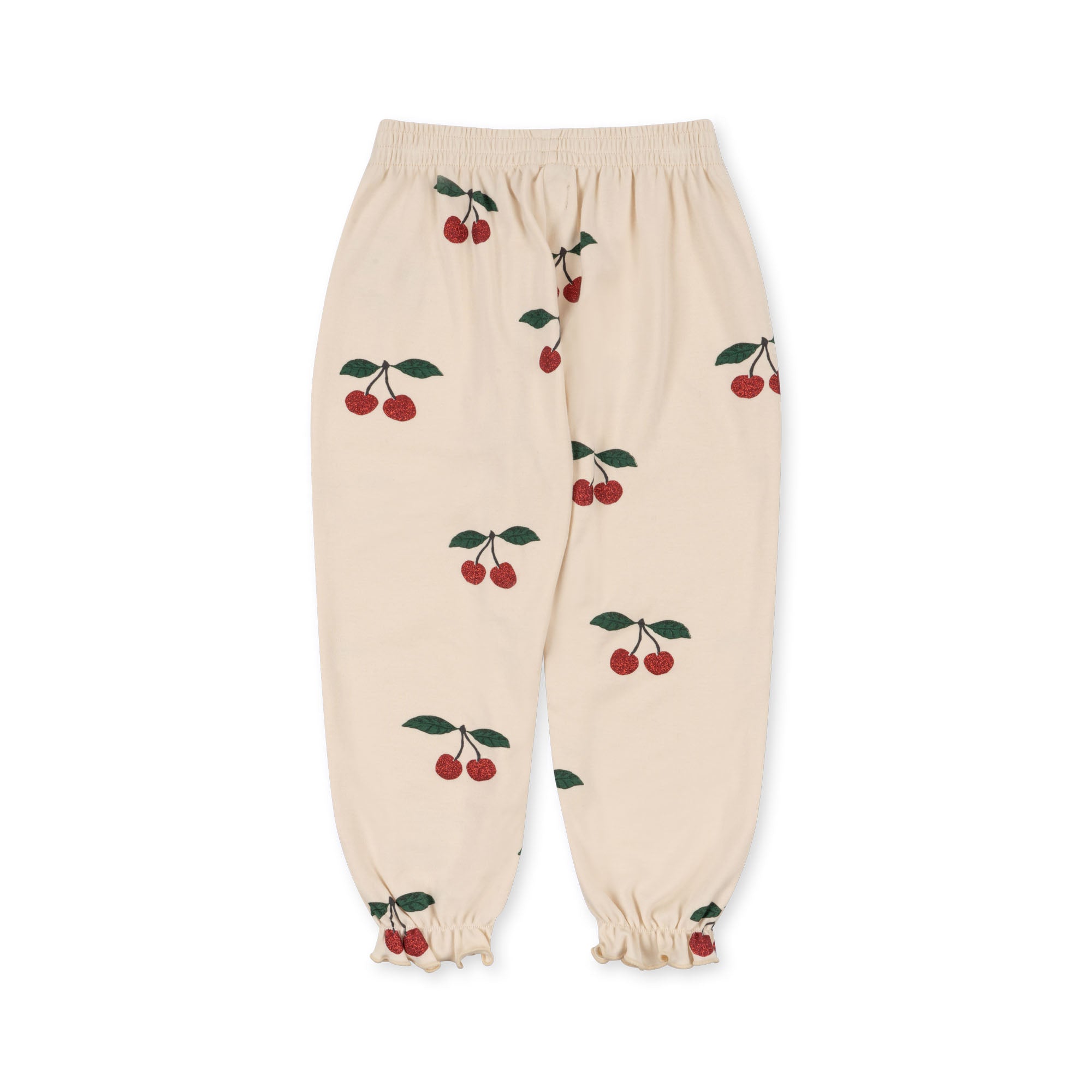 Konges Sløjd A/S Pantalon - Jersey ma grande cerise glitter