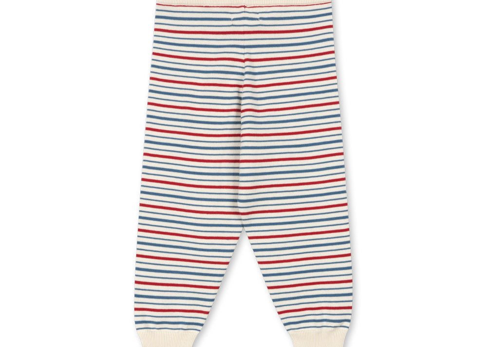 Konges Sløjd A/S Pantalons - Tricot antique stripe