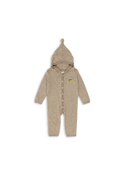 Konges Sløjd A/S Grenouillères et Jumpsuits - Tricot light brown