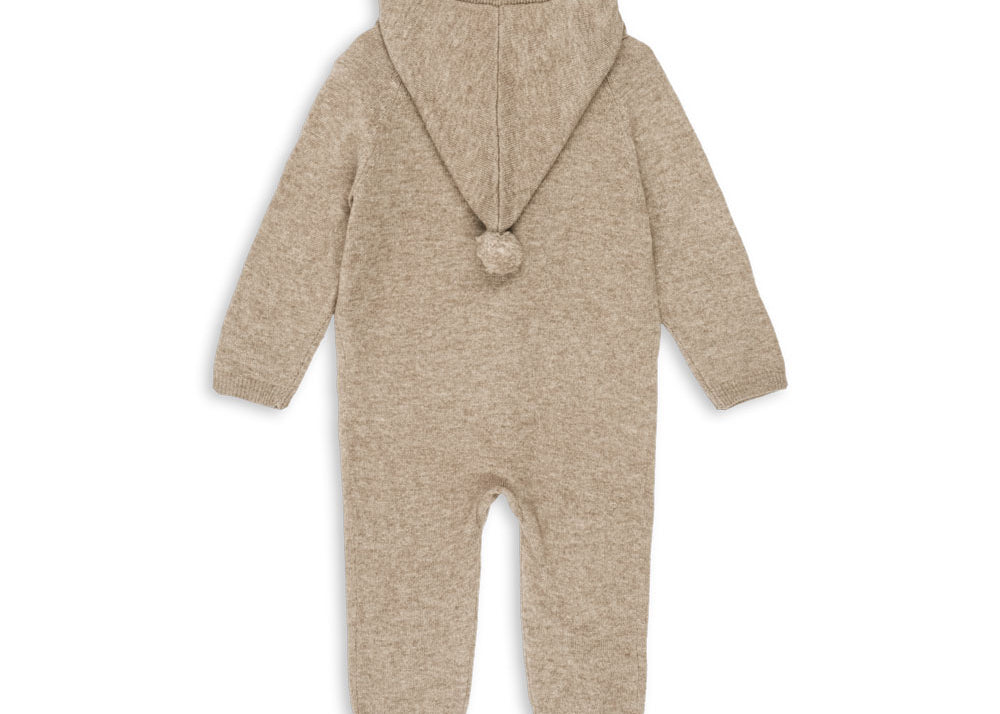 Konges Sløjd A/S Grenouillères et Jumpsuits - Tricot light brown