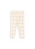 Konges Sløjd A/S JERSEY PANTS fleur decor