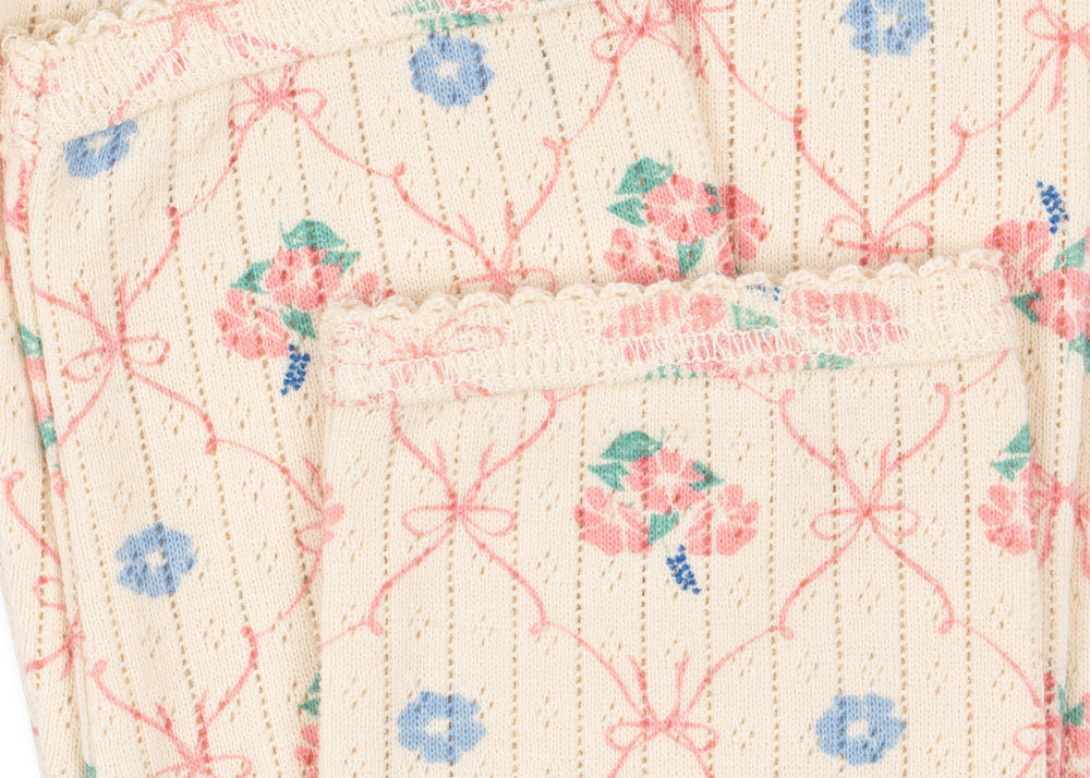 Konges Sløjd A/S Pantalon - Jersey fleur decor