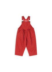 Konges Sløjd A/S Grenouillères et Jumpsuits - Tissé strawberry dot