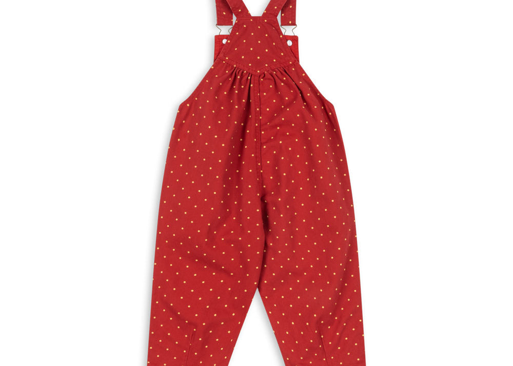 Konges Sløjd A/S Grenouillères et Jumpsuits - Tissé strawberry dot