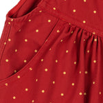 Konges Sløjd A/S Grenouillères et Jumpsuits - Tissé strawberry dot