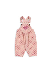 Konges Sløjd A/S Grenouillères et Jumpsuits - Tissé berry coeur