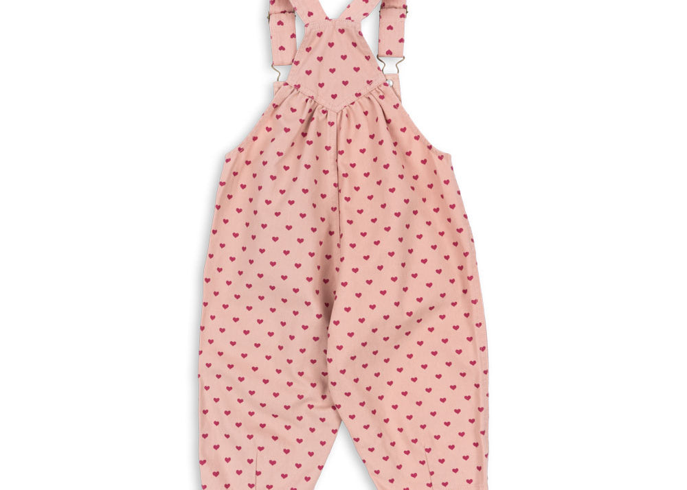 Konges Sløjd A/S Grenouillères et Jumpsuits - Tissé berry coeur