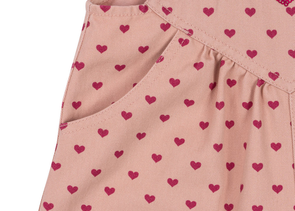 Konges Sløjd A/S Grenouillères et Jumpsuits - Tissé berry coeur