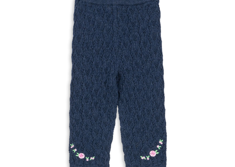 Konges Sløjd A/S Pantalons - Tricot ensign blue