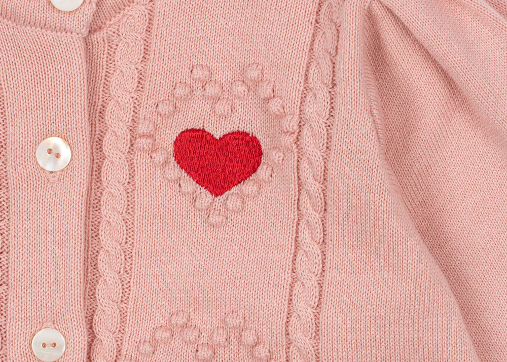 Konges Sløjd A/S Cardigans - Tricot silver pink