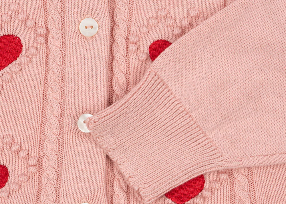 Konges Sløjd A/S Cardigans - Tricot silver pink