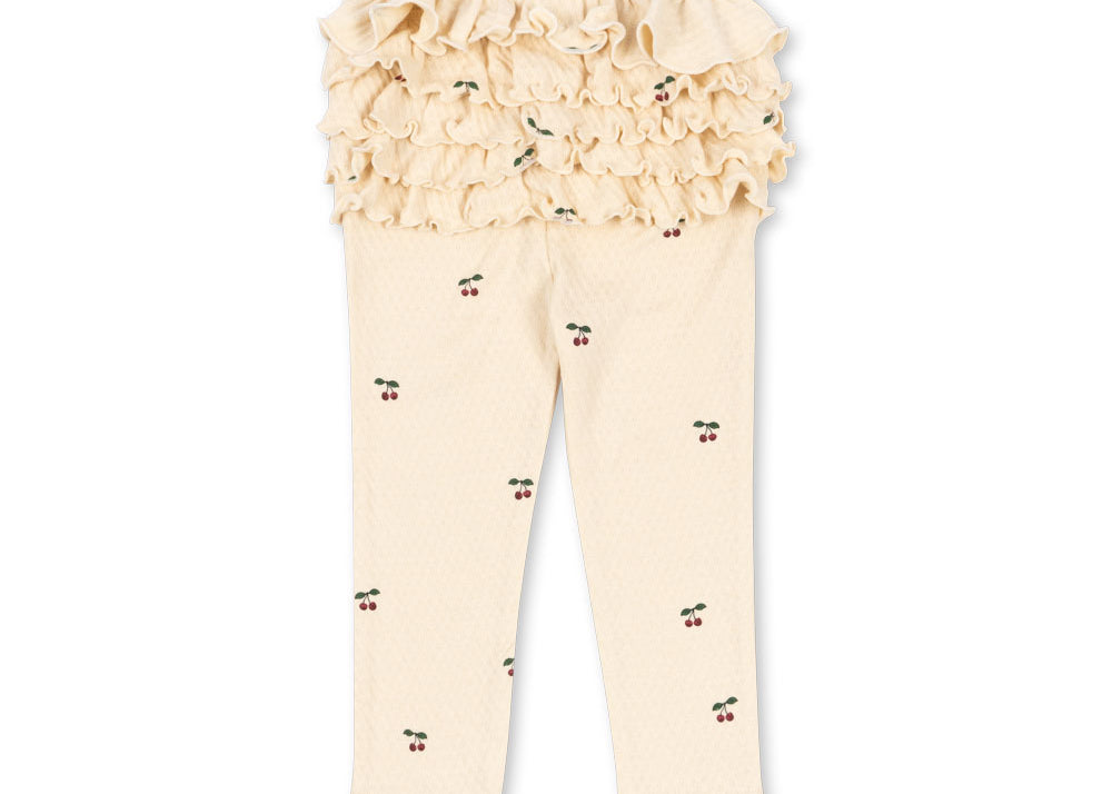 Konges Sløjd A/S Pantalon - Jersey cherry