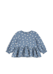 Konges Sløjd A/S Chemisiers - Tissé boucle blue