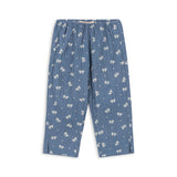 Konges Sløjd A/S Pantalon - Tissé boucle blue