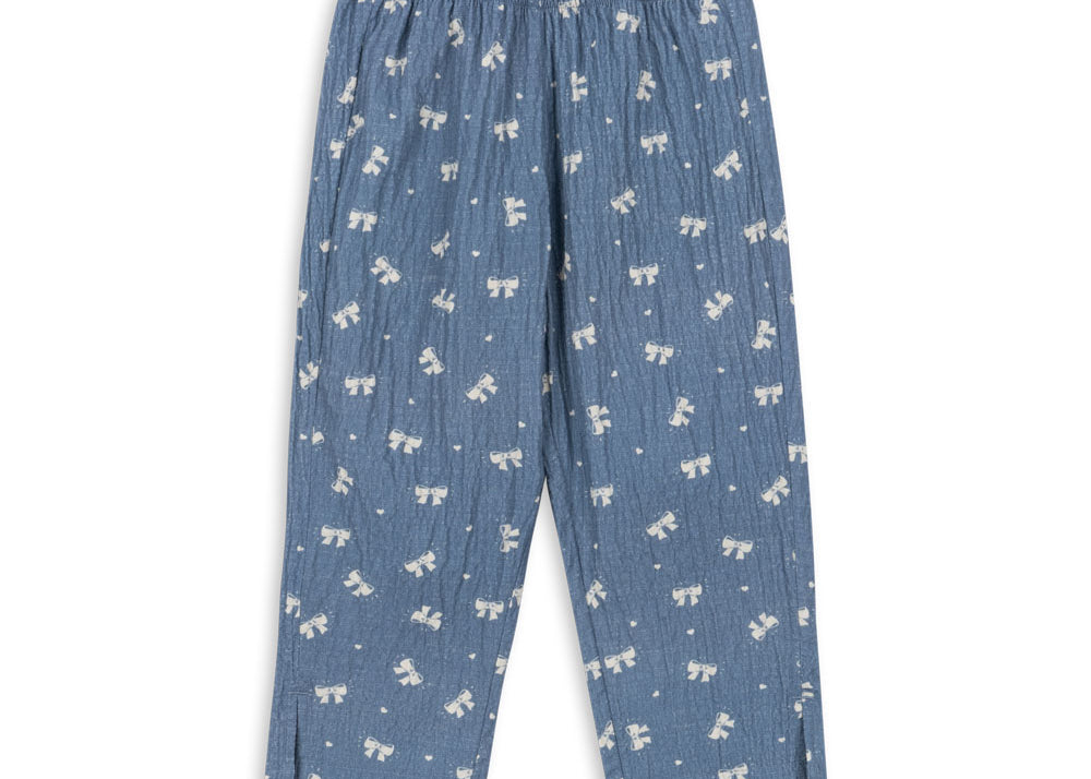 Konges Sløjd A/S Pantalon - Tissé boucle blue