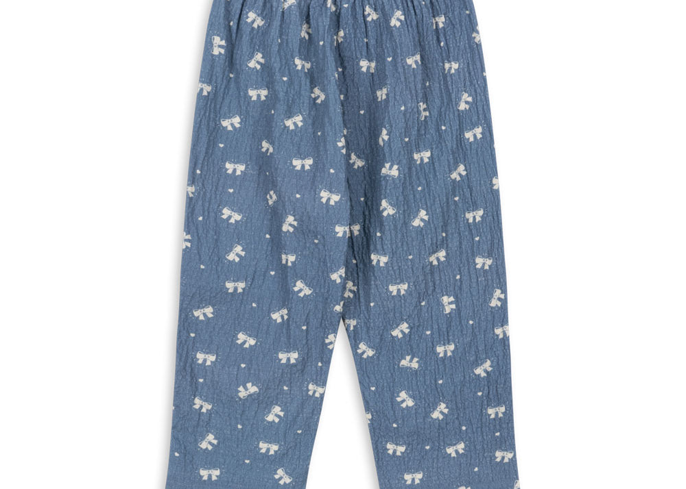 Konges Sløjd A/S Pantalon - Tissé boucle blue