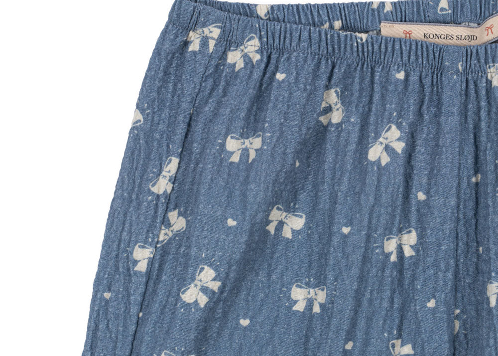 Konges Sløjd A/S Pantalon - Tissé boucle blue