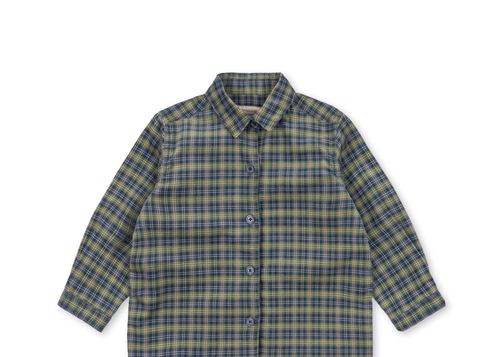 Konges Sløjd A/S Chemisiers - Tissé laurel blue check