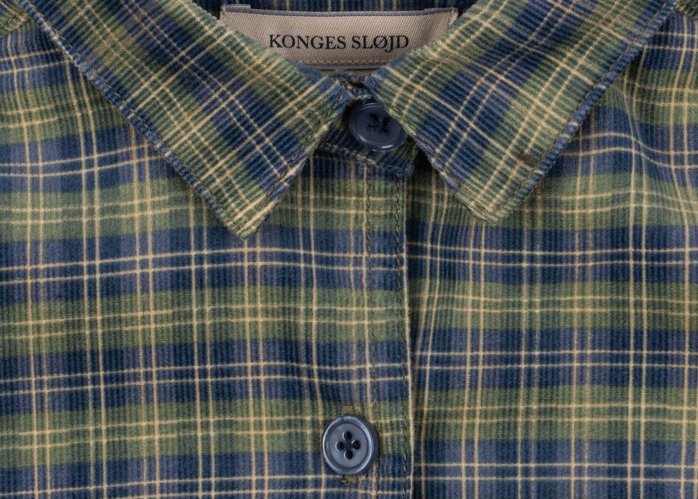 Konges Sløjd A/S Chemisiers - Tissé laurel blue check