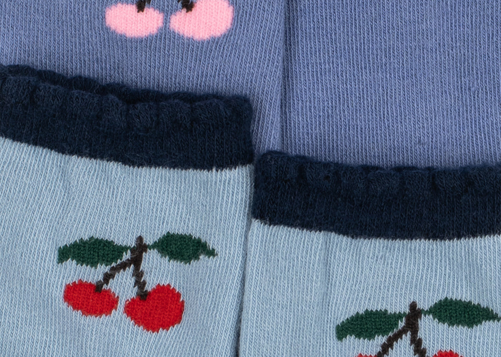 Konges Sløjd A/S SOCKS blue fog/purple impression