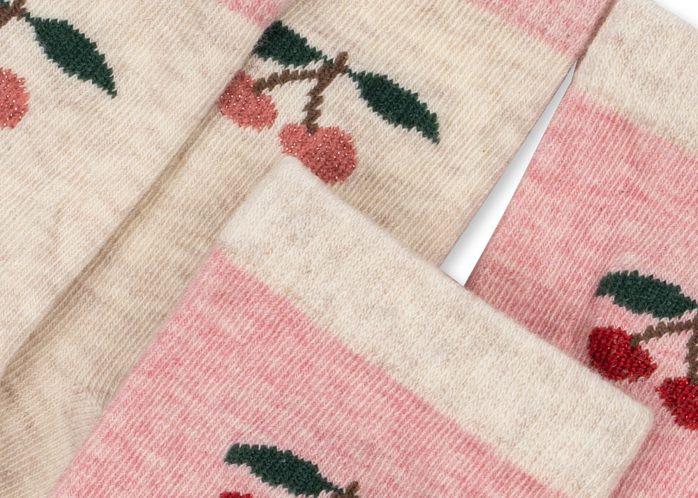 Konges Sløjd A/S Chaussettes cherry