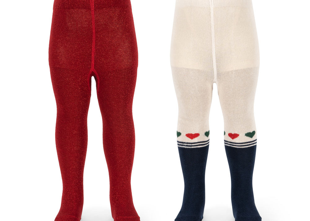 Konges Sløjd A/S Collants heart mix