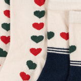 Konges Sløjd A/S Chaussettes heart mix