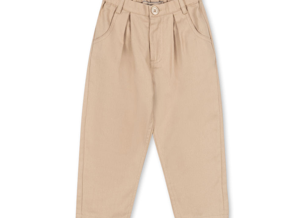 Konges Sløjd A/S Pantalon - Tissé oxford tan