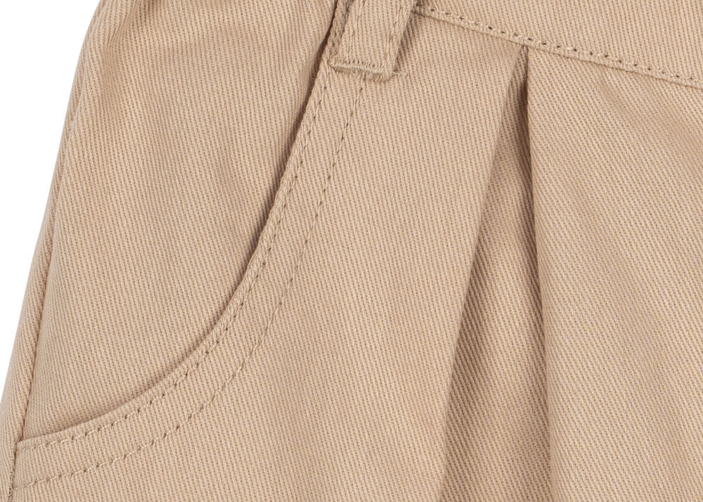 Konges Sløjd A/S Pantalon - Tissé oxford tan