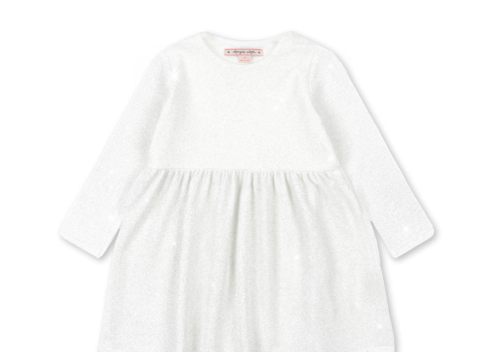 Konges Sløjd A/S Robes - Jersey white glitter