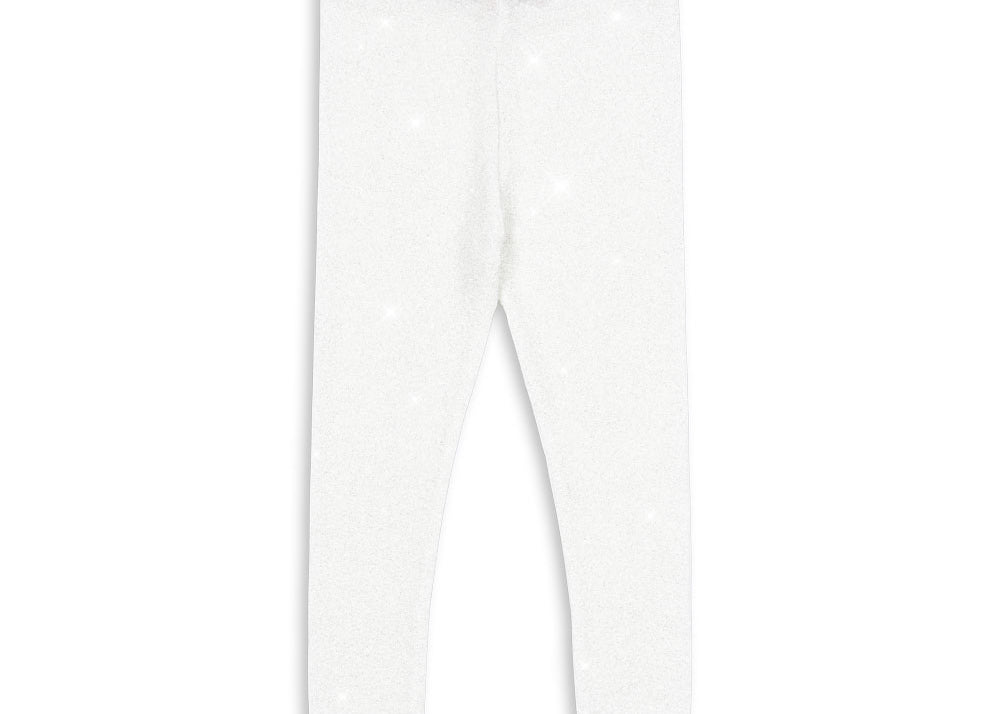 Konges Sløjd A/S Pantalon - Jersey white glitter