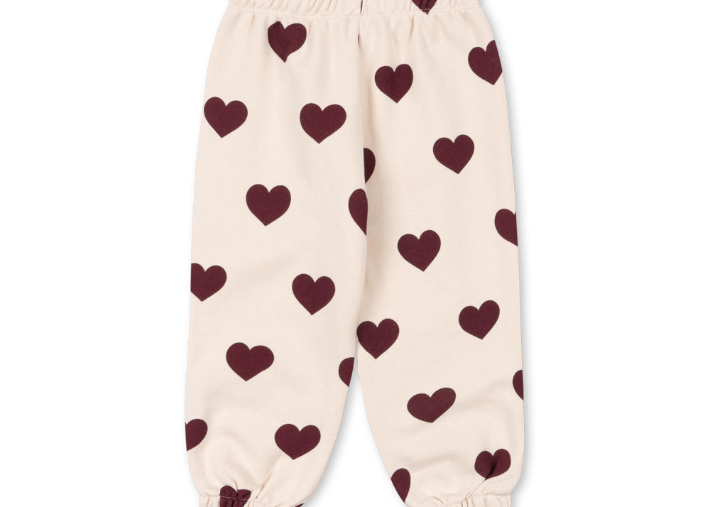 Konges Sløjd A/S Pantalon - Jersey coeur winetasting
