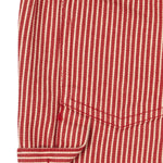 Konges Sløjd A/S Pantalon - Tissé milk rouge stripe