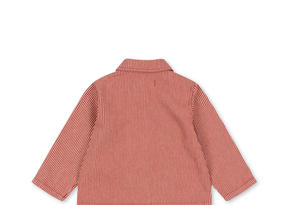 Konges Sløjd A/S Blousons - Tissé milk rouge stripe