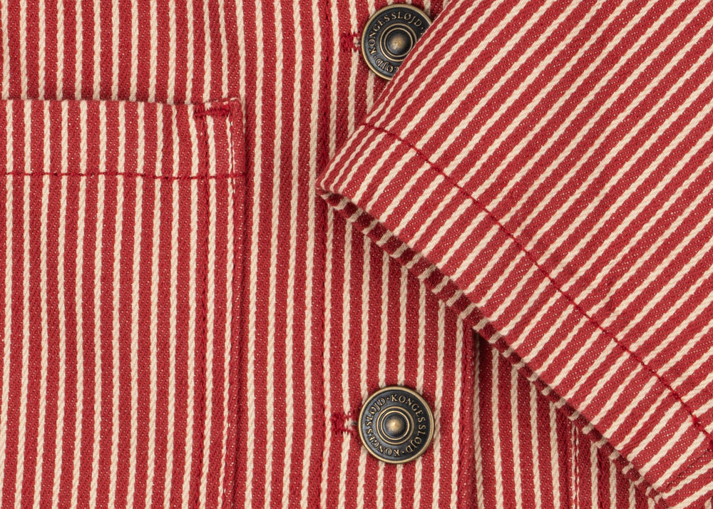 Konges Sløjd A/S Blousons - Tissé milk rouge stripe