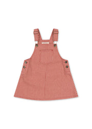 Konges Sløjd A/S WOVEN DRESSES milk rouge stripe
