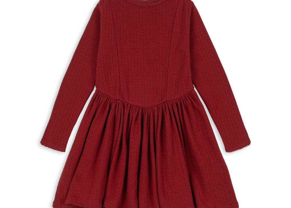 Konges Sløjd A/S Robes - Jersey red dahlia