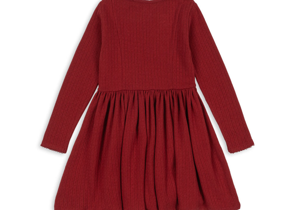Konges Sløjd A/S Robes - Jersey red dahlia