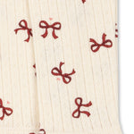 Konges Sløjd A/S Pantalon - Jersey bow rouge