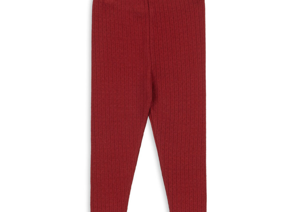 Konges Sløjd A/S Pantalon - Jersey red dahlia