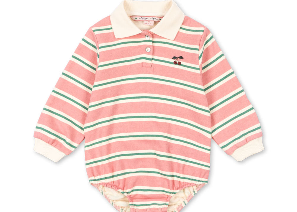 Konges Sløjd A/S Grenouillères et Jumpsuits - Jersey blush bound stripe