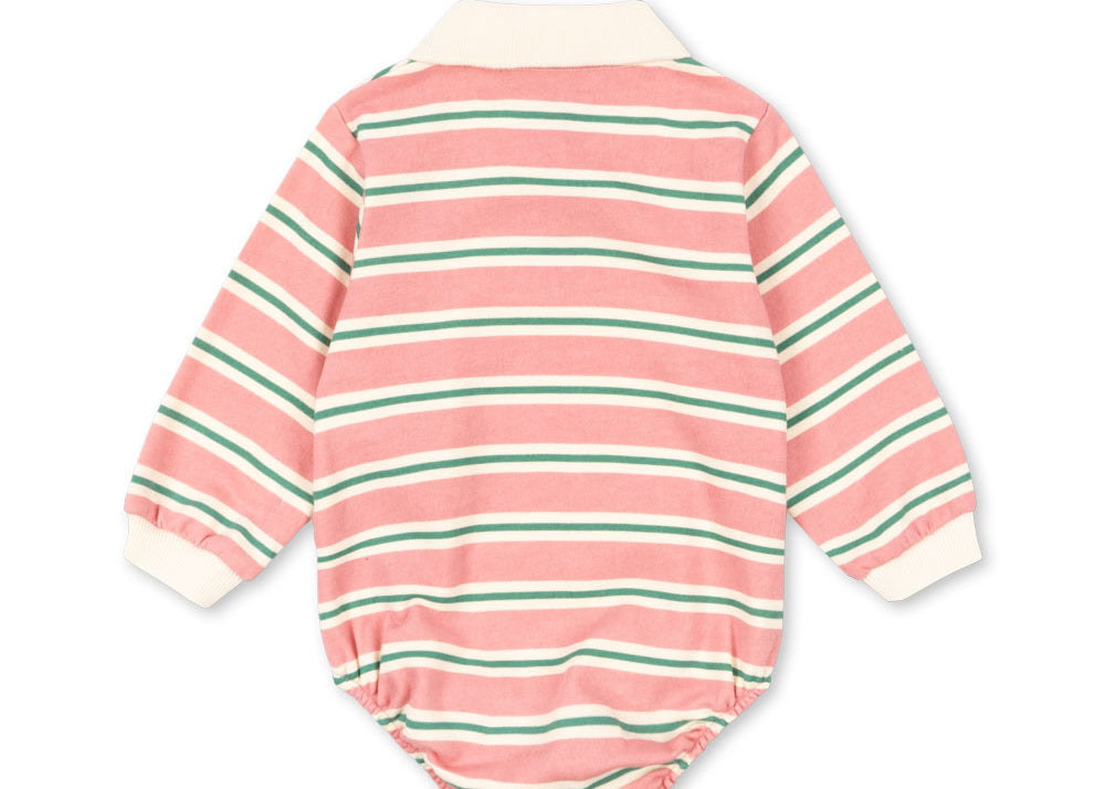 Konges Sløjd A/S Grenouillères et Jumpsuits - Jersey blush bound stripe