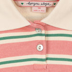 Konges Sløjd A/S Grenouillères et Jumpsuits - Jersey blush bound stripe